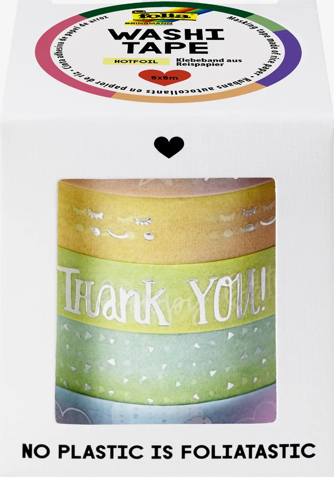 folia Ruban adhésif décoratif Washi-Tape 'HOTFOIL RAINBOW' - OEM 26449