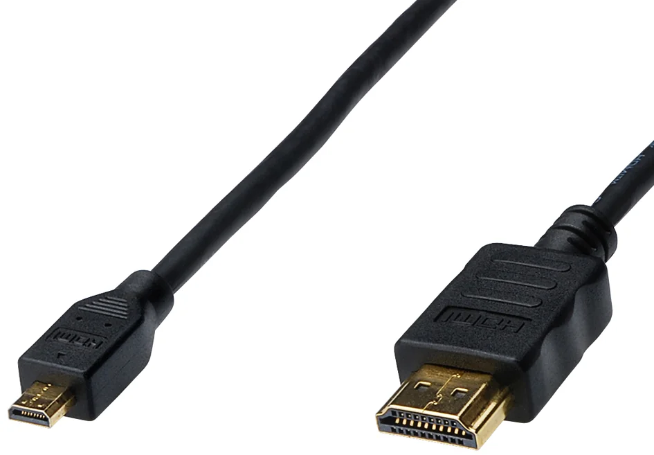 DIGITUS Câble High Speed, HDMI-A - HDMI-D micro - OEM AK-330115-010-S