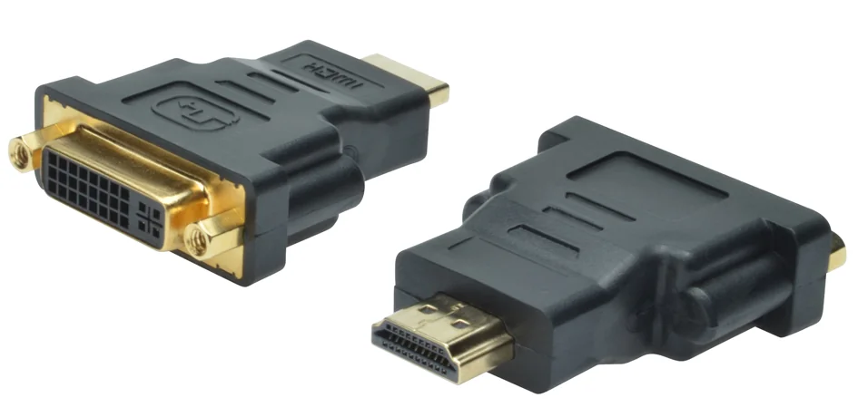 DIGITUS Adaptateur HDMI, HDMI-A - DVI-I, noir - OEM AK-330505-000-S