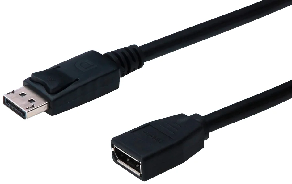 DIGITUS Rallonge DisplayPort 1.2, 2,0 m, noir - OEM AK-340200-020-S