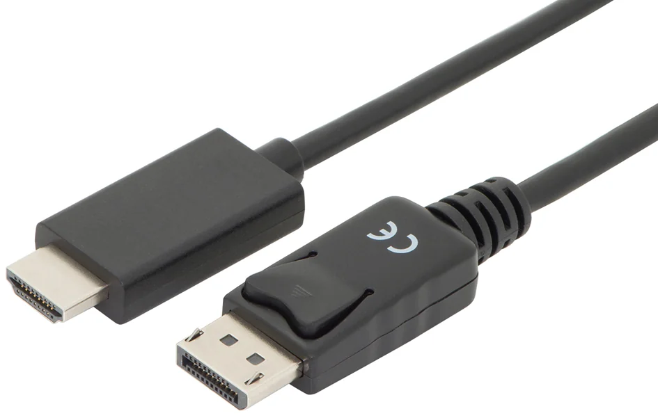 DIGITUS Câble d'adaptateur DisplayPort 1.2, DP - HDMI-A, 2 m - OEM AK-340303-020-S