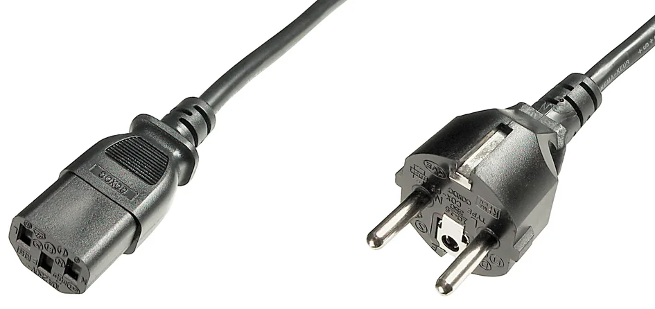 DIGITUS Câble d'alimentation avec prise de terre, 1,2 m - OEM AK-440110-012-S