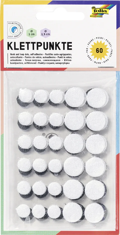 folia Pastilles auto-agrippantes 'Mini', noir & blanc - OEM 2306