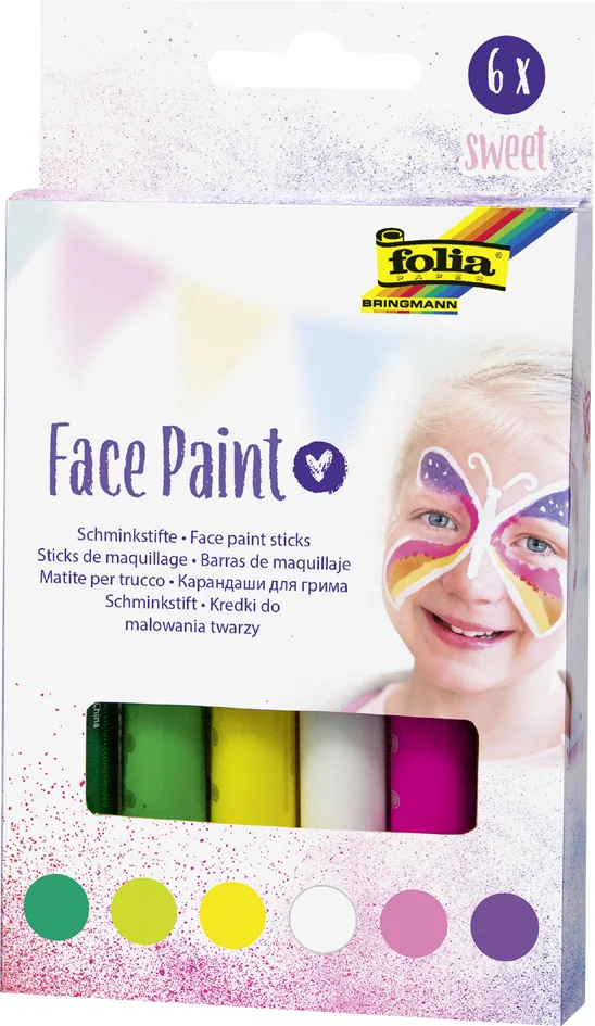 folia Crayons de maquillage Face Paint Set WILD - OEM 380602