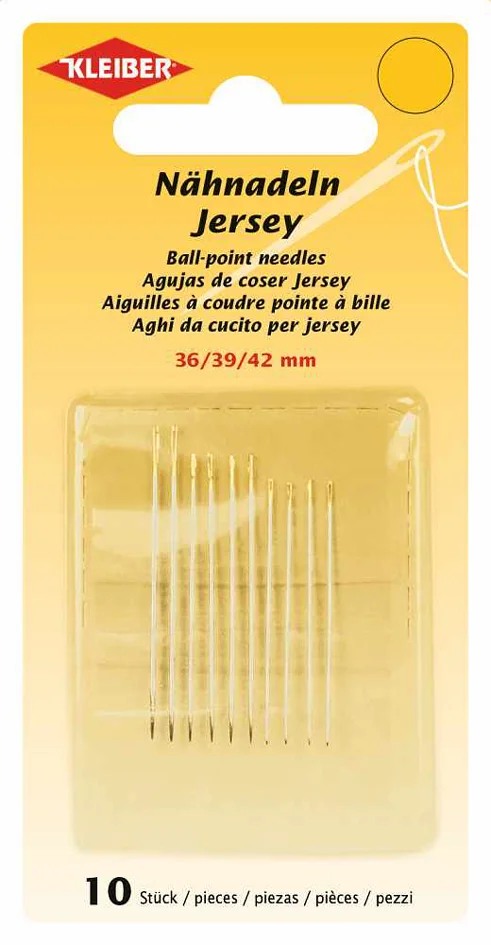 KLEIBER Set d'aiguilles à coudre à la main Jersey, 10 pièces - OEM 699-06