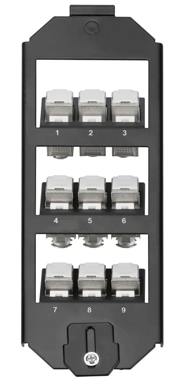 DIGITUS Unité d'encastrement pour boîte de sol, triple - OEM AN-25179