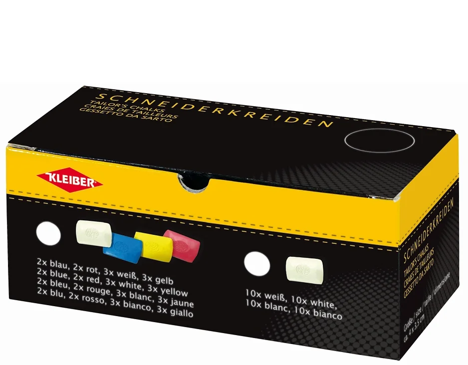 KLEIBER Craie de tailleur, set de 10, couleurs assorties - OEM 700-58