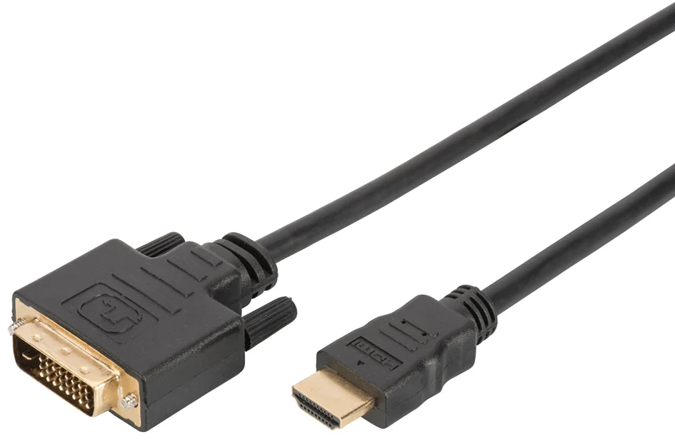 DIGITUS Câble d'adaptateur HDMI, HDMI-A - DVI, 2,0 m, noir - OEM DB-330300-020-S