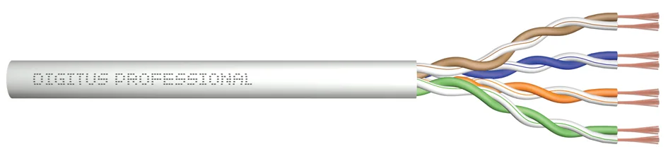 DIGITUS Câble patch non blindé Cat. 6, U/UTP, 305 m, gris - OEM DK-1613-P-305