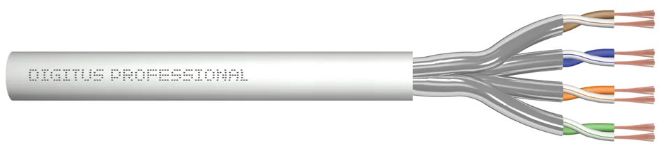 DIGITUS Câble patch brut Cat. 6a, U/FTP, 100 m, gris - OEM DK-1623-A-P-1