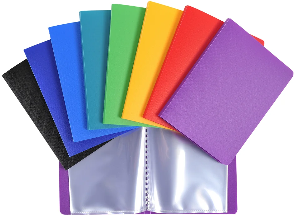 EXACOMPTA Protège-documents Opak, 110 x 150 mm, PP,assorti - lot de 20 - OEM 88209E