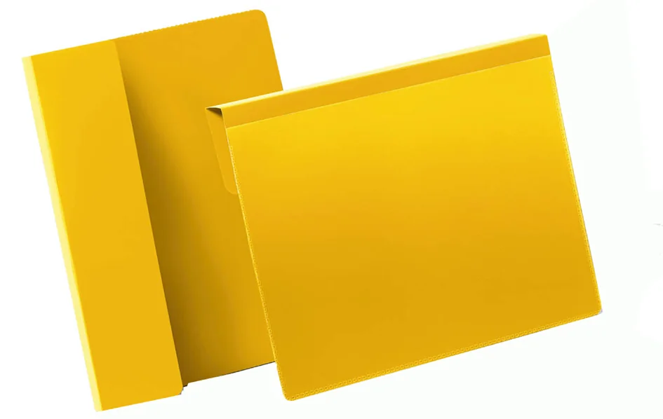 DURABLE Pochette d'identification, en-tête pliant, jaune - OEM 172304