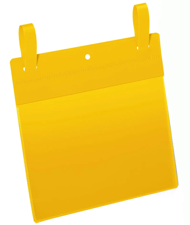 DURABLE Pochette pour casier en treillis, A4 paysage, jaune - OEM 175104