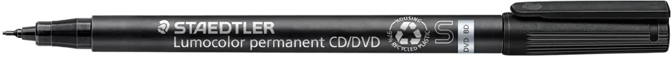 STAEDTLER Marqueur pour CD/DVD Lumocolor, permanent, blister - OEM 310-9CDBKD