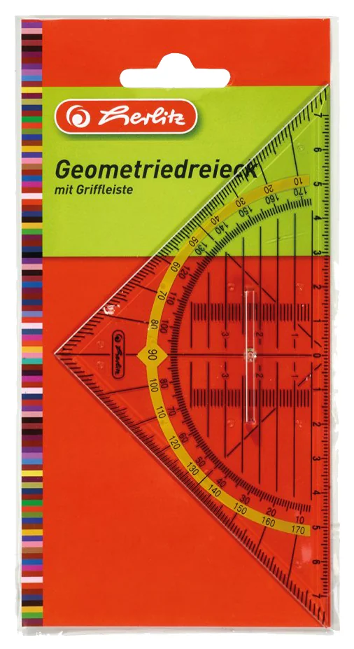 herlitz Equerre géométrique, hypoténuse: 160 mm, avec - OEM 300002411