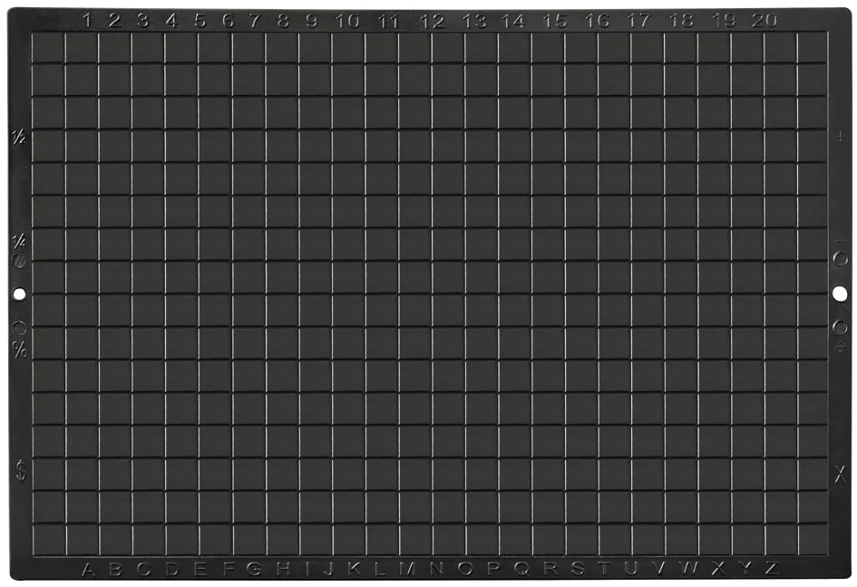 Wonday Ardoise en plastique, uni/quadrillé, noir - OEM FAR000161