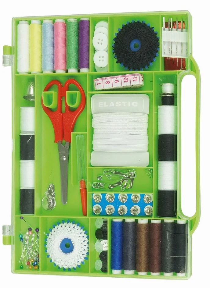 KLEIBER Boîte à couture universelle, 111 pièces, vert - OEM 920-23
