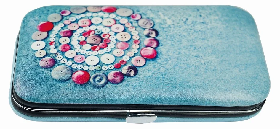 KLEIBER Etui de couture de voyage 'Design', 24 pièces, bleu - OEM 92036