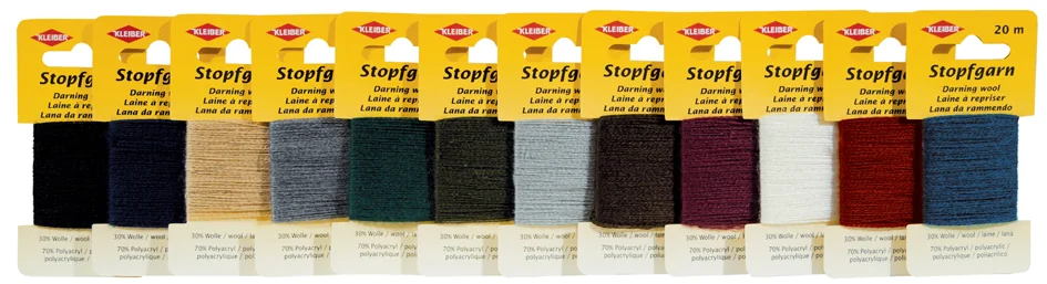 KLEIBER Fil à repriser, 20 m, gris foncé - OEM 71031