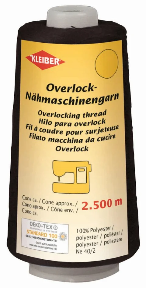 KLEIBER Fil à coudre pour surjeteuse, 2.500 m, rouge - OEM 71110
