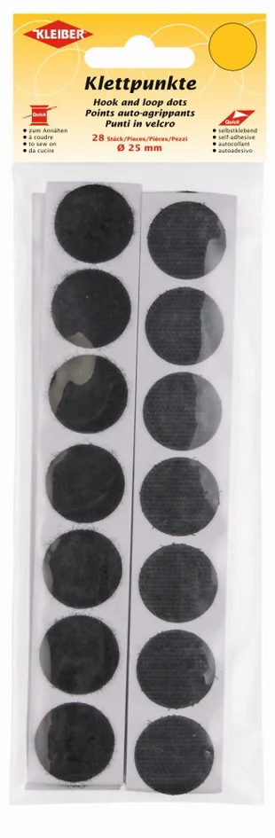 KLEIBER Pastilles auto-agrippantes, diamètre : 25 mm, blanc - OEM 81904