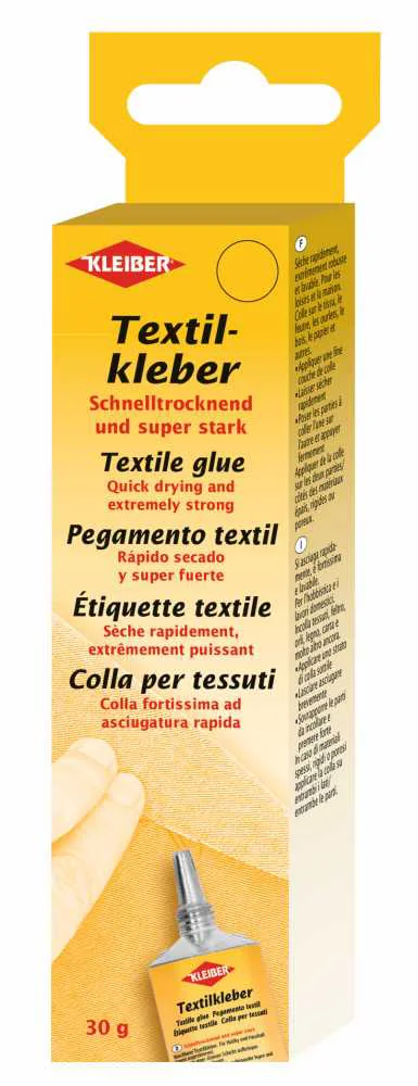 KLEIBER Colle pour textiles, transparent, 30 g - OEM 93010