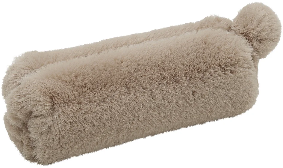 WEDO Trousse 'FLUFFY', en peluche, gris bleu - OEM 242 74041