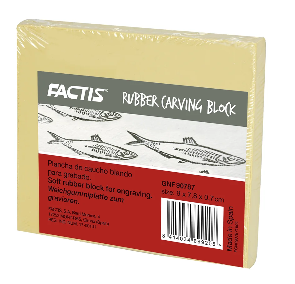 Marabu Plaque à graver 'Factis Rubber Carving Block' 155 mm - OEM GNF 155907