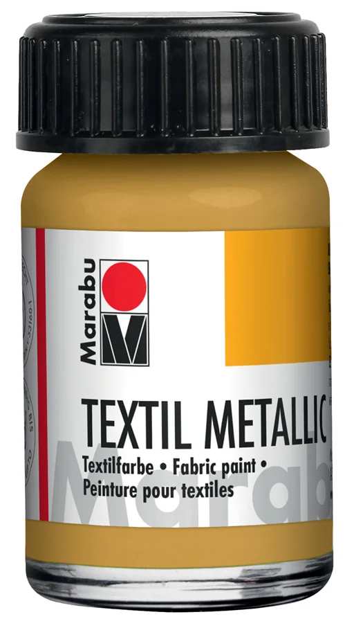 Marabu Peinture pour tissu 'Textil Metallic', 15 ml, or - OEM 17140039784