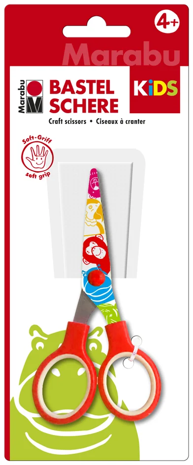 Marabu KiDS Ciseaux de bricolage, rond, longueur : 130 mm - OEM 0318000000100