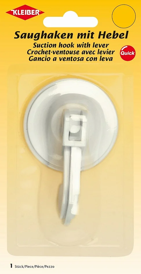 KLEIBER Crochet ventouse, plastique, blanc - OEM 52301