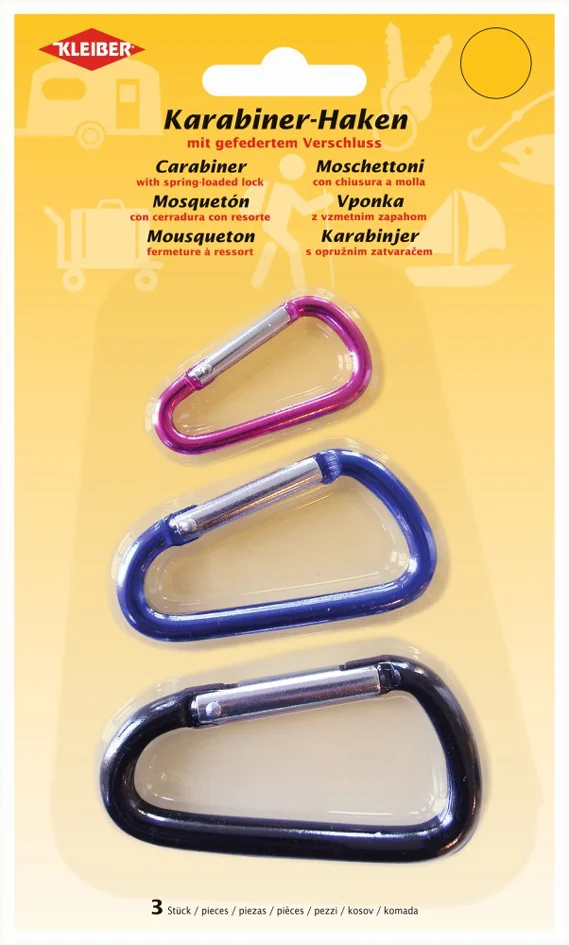 KLEIBER Mousqueton, set de 3, couleurs assorties - OEM 52418