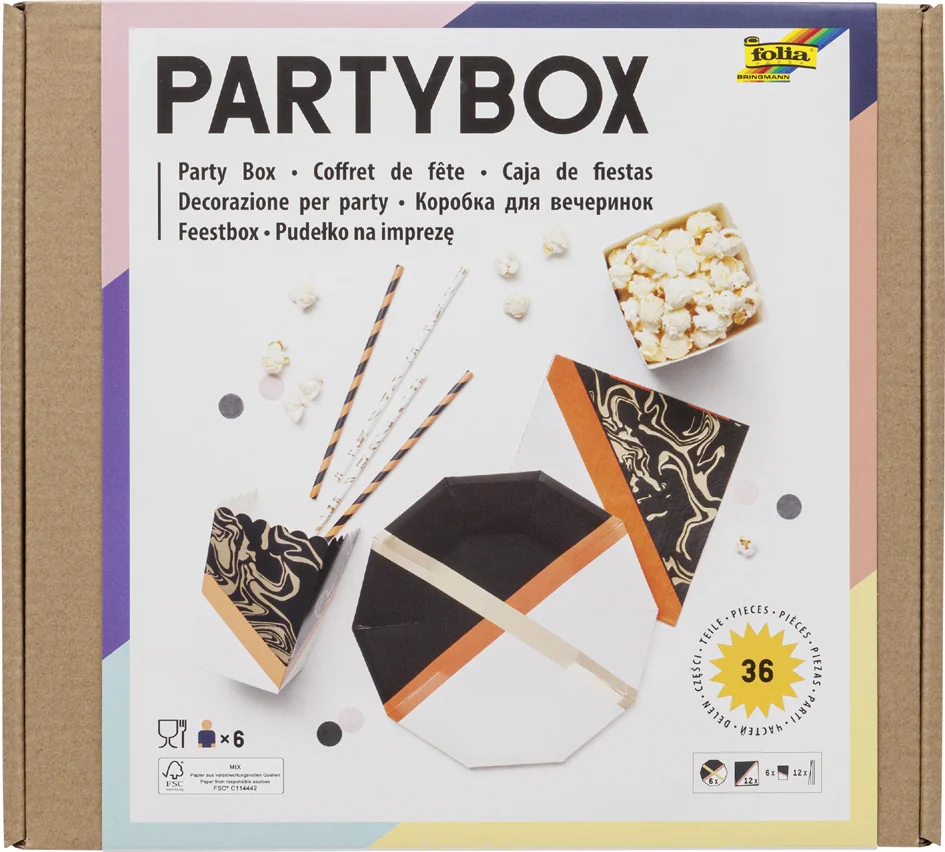folia Party-Box 'Adults', 36 pièces - OEM 45301 – Image 2
