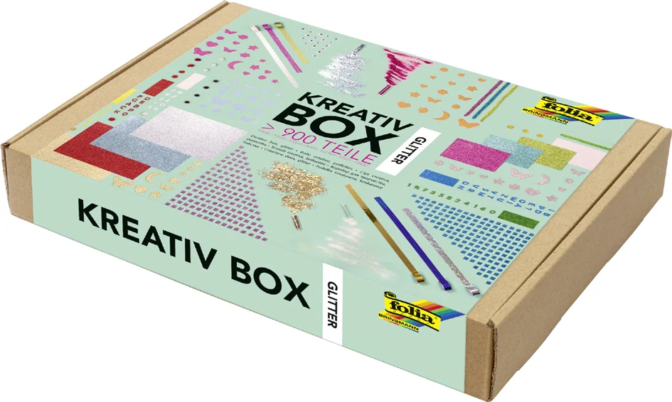 folia Box créative 'Glitter', plus de 900 pièces - OEM 937