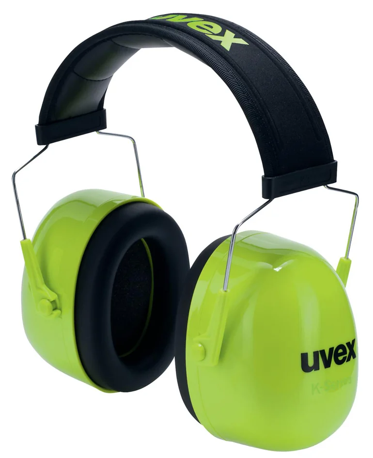 uvex Coquille anti-bruit K4, vert fluo - OEM 2600004