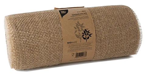 PAPSTAR Chemin de table jute, naturel, (l)0,3 x (L)10 m - OEM 88018