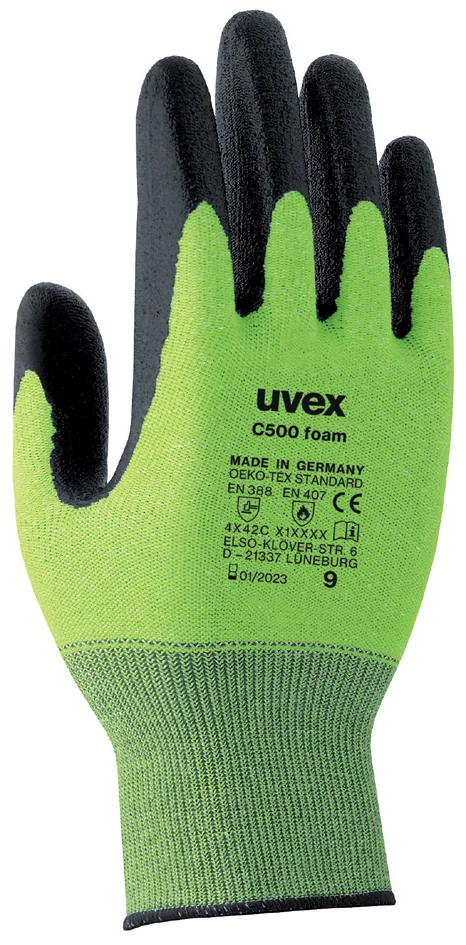 uvex Gants de protection contre les coupures C500 foam, T.9 - OEM 6049439