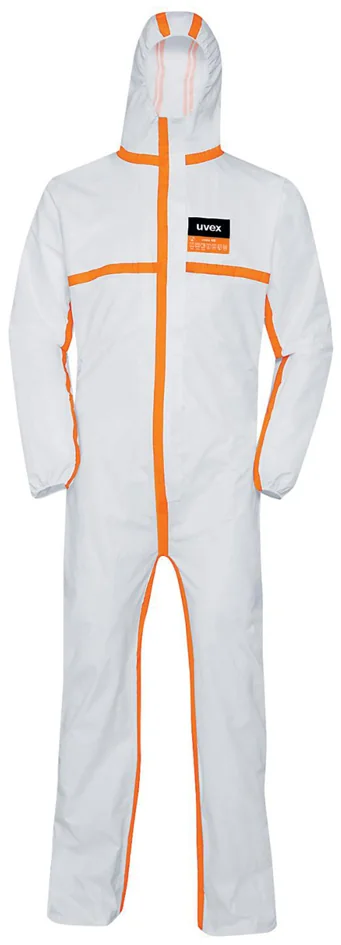 uvex Combinaison de protection jetable 4B, L, blanc/orange - OEM 9837511