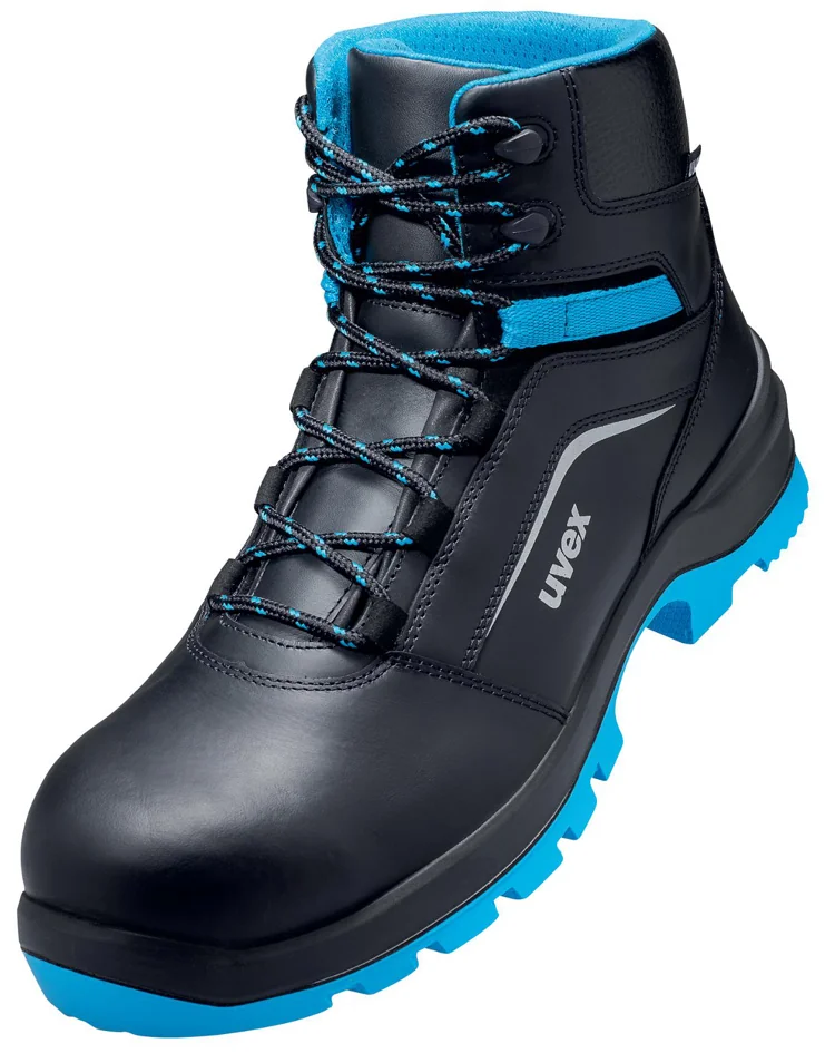 uvex 2 xenova Chaussures montantes S2 SRC, T. 44, noir/bleu - OEM 9556844