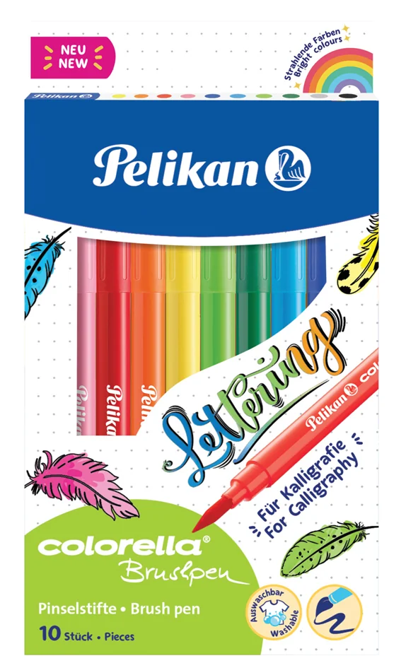 Pelikan Feutre colorella brushpen, étui en carton de 10 - OEM 100435924