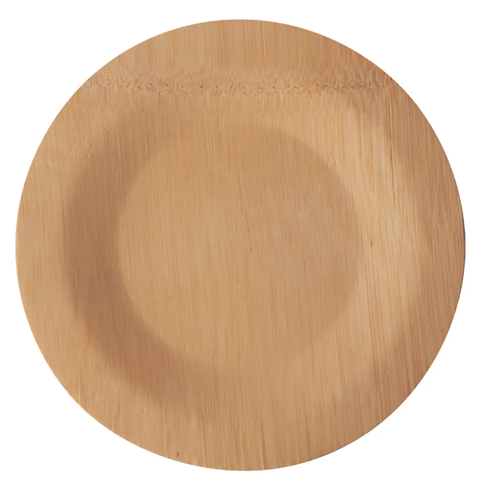 PAPSTAR Assiette en bambou 'pure', sans compartiment, 180 mm - OEM 88039