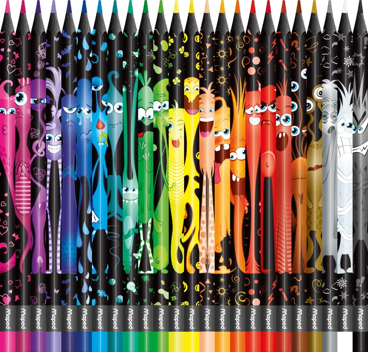 Maped Crayon de couleur COLOR'PEPS MONSTER, étui de 24 - OEM 862624
