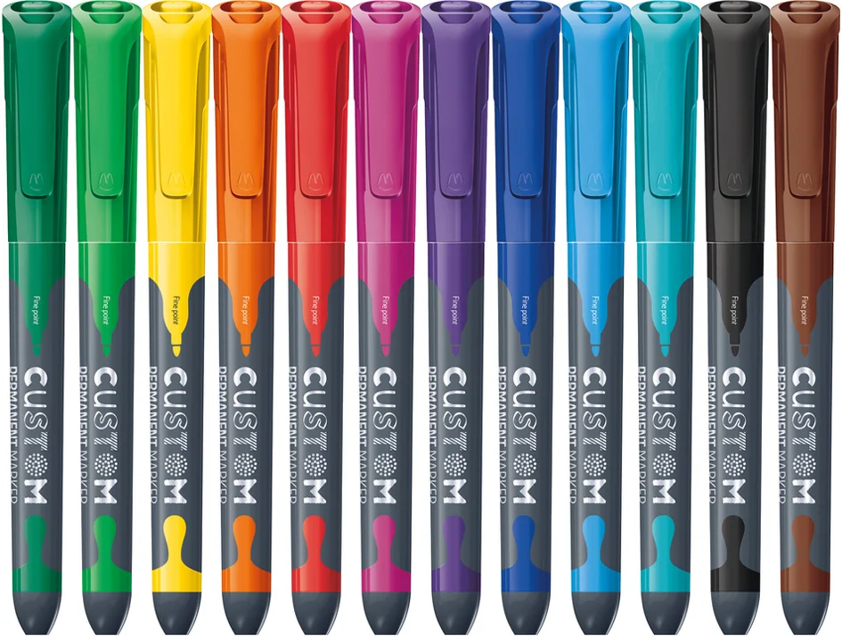 Maped Marqueur permanent CUSTOM, étui de 12 - OEM 734547