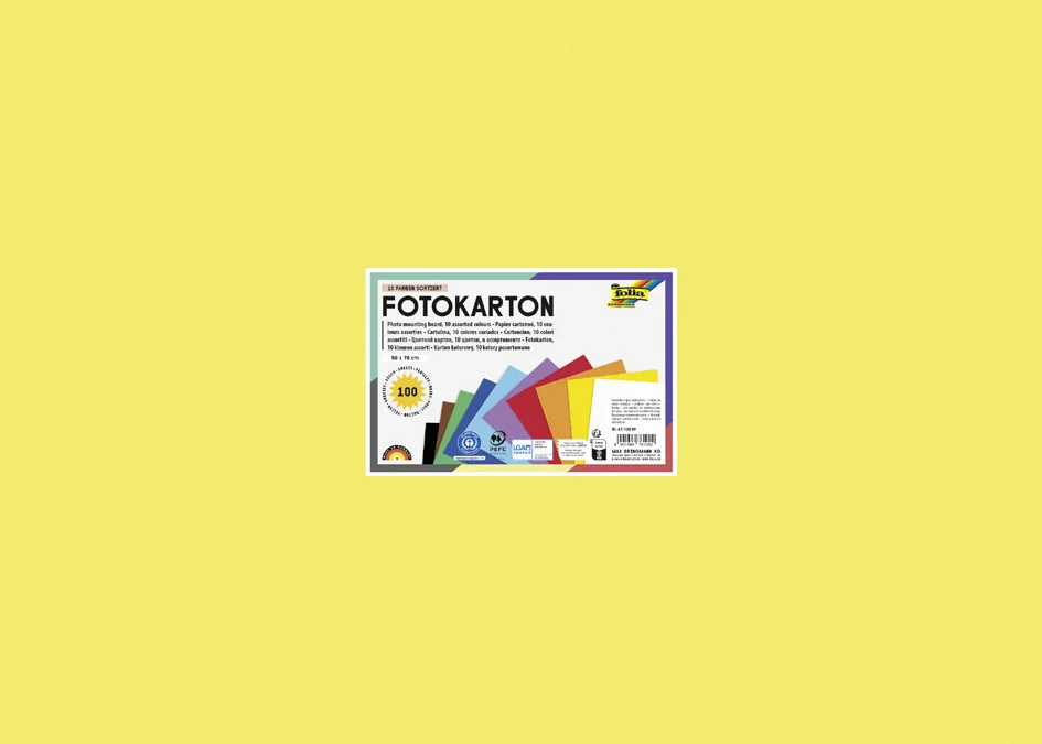 folia Carton de bricolage, (L)500 x (H)700 mm, assorti - OEM 61/100 09