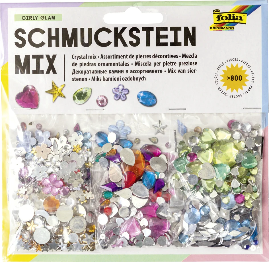 folia Set de pierres décoratives FUN, plus de 800 pièces - OEM 12619