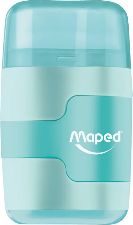 Maped Duo taille-crayons-gomme Connect Duo PASTEL, assorti - OEM 049231