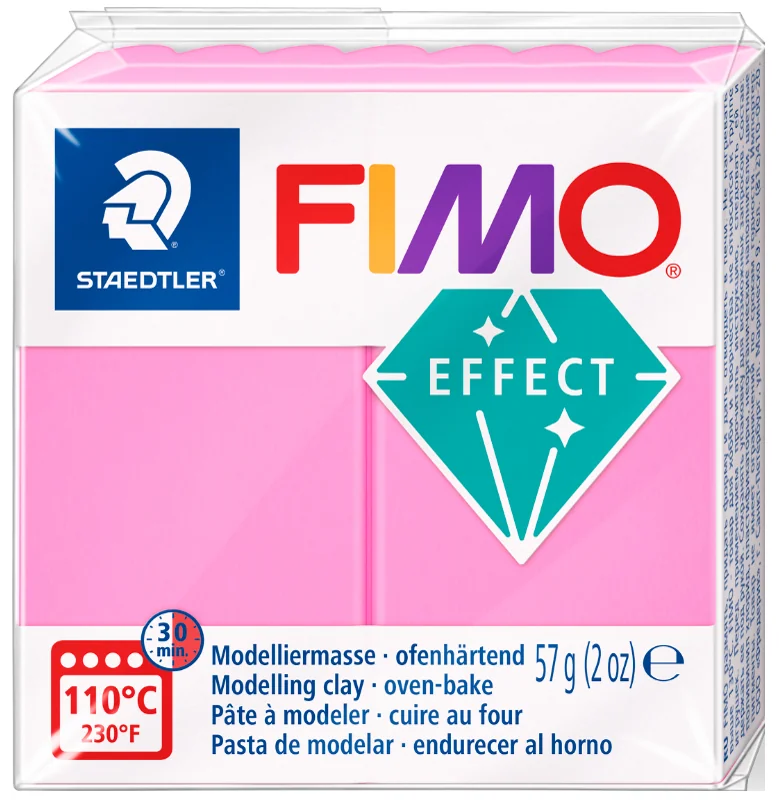 FIMO EFFECT Pâte à modeler, cuisson au four, vert fluo - OEM 8010-501 – Image 3