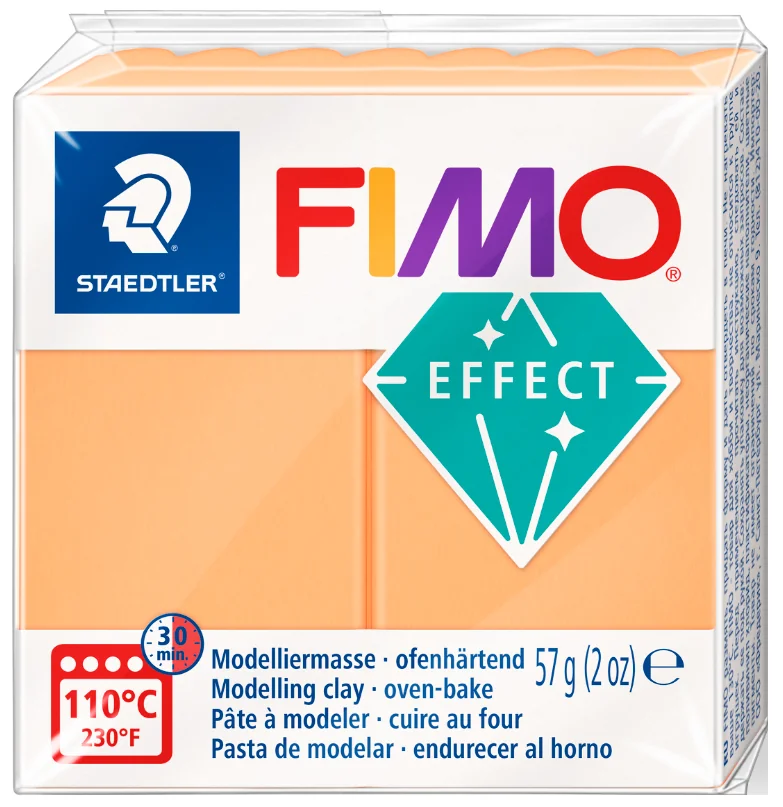 FIMO EFFECT Pâte à modeler, cuisson au four, vert fluo - OEM 8010-501 – Image 4