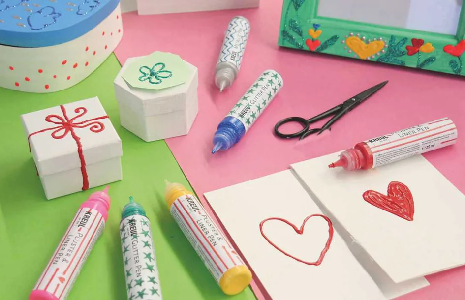 KREUL Kit créatif 'Happy Effects', 6 pièces - OEM 49832