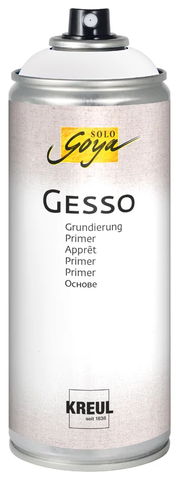 KREUL Apprêt acrylique SOLO Goya Gesso, blanc, spray 400 ml - OEM 85274